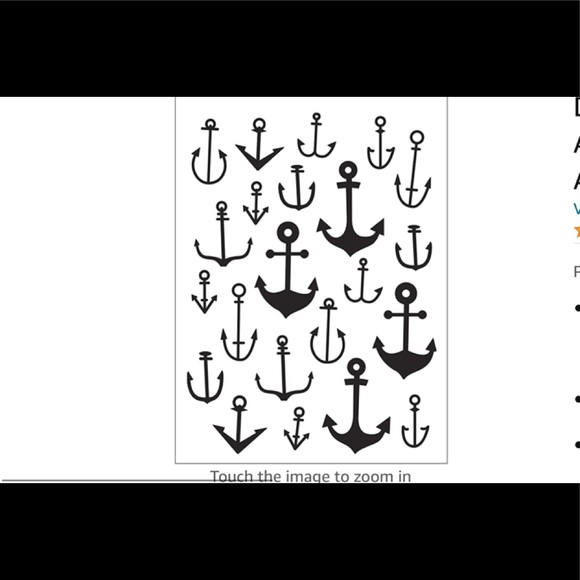 Darice Embossing Folder Scattered Anchors - Picture 2 of 2